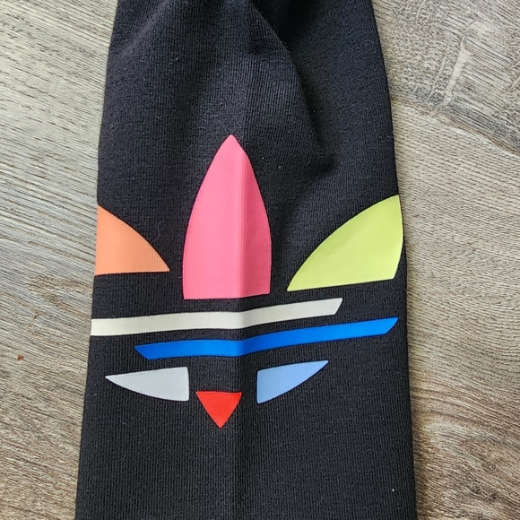 NWT! Adidas Originals Shattered Trefoil Women's Black Tights leggings XS - Picture 5 of 6